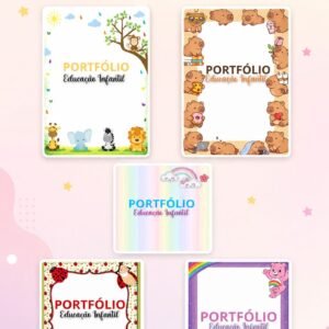 KIT 03 | 5 Portfólios Prontos e Editáveis
