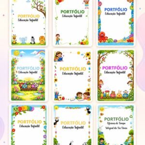 KIT 04 | 10 Portfólios Prontos e Editáveis
