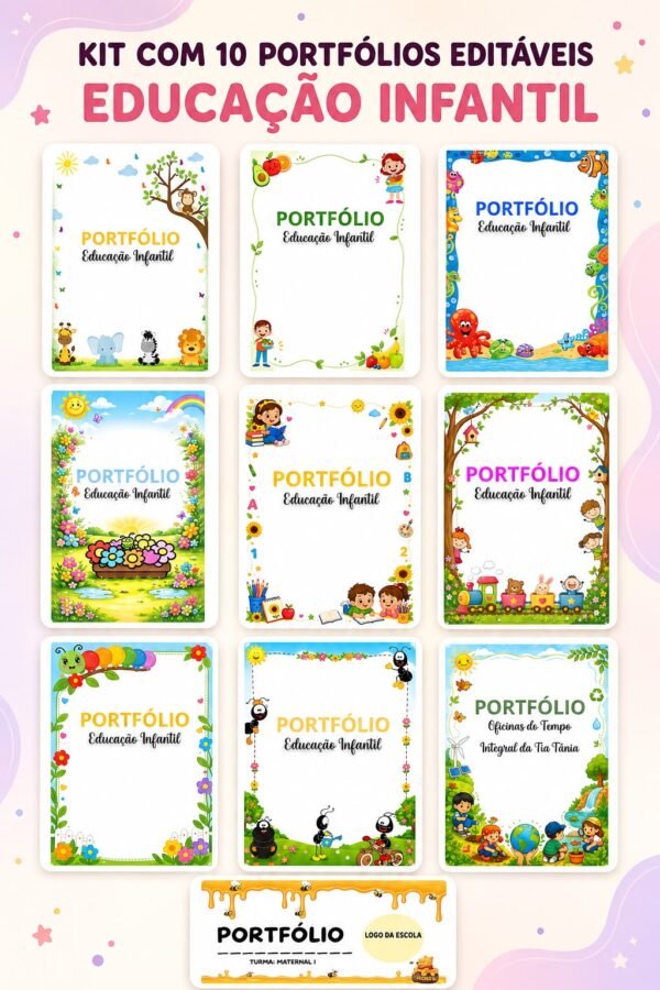 KIT 04 | 10 Portfólios Prontos e Editáveis