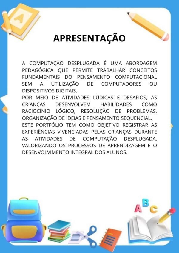 Portfólio Computação Desplugada - Imagem 6
