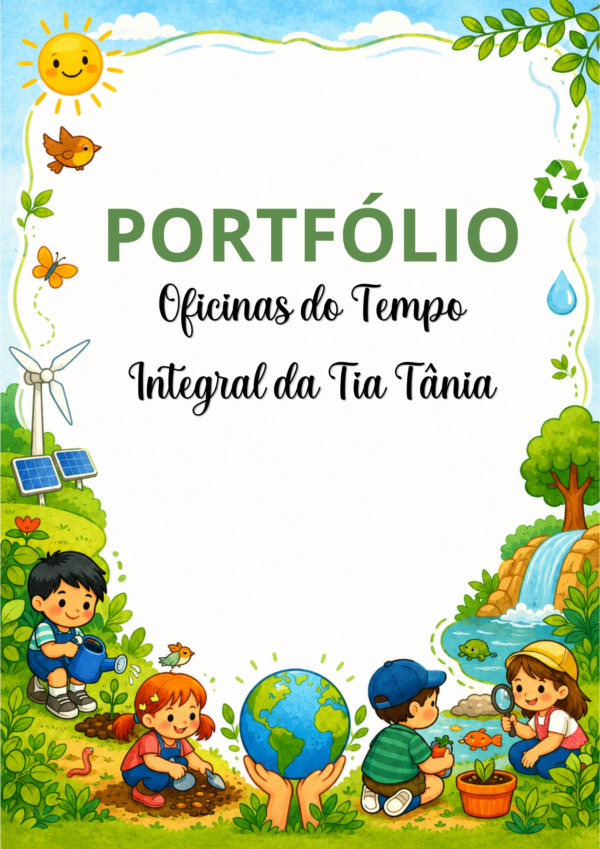 Portfólio Oficinas de meio ambiente e ciências