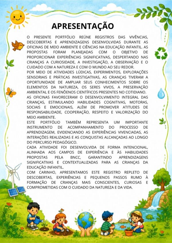 Portfólio Oficinas de meio ambiente e ciências - Imagem 3